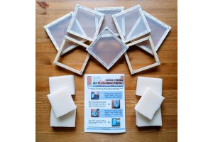 Výroba ručního papíru - sada 6 + 2 rámečky